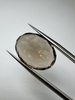 Kwarc dymny naturalny fasetowany owal 20 x 15 mm