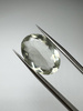 Zielony ametyst prasiolit fasetowany owal 19 x 14 mm