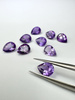 Ametyst naturalny fasetowany gruszka 8x6 mm