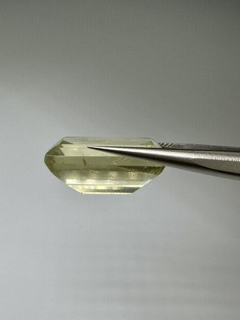 Lemon kwarc naturalny fasetowany prostokąt 18 x 12 mm