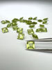 Perydot oliwin kwadrat fasetowany 5x5 mm