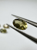 Turmalin fasetowany zielony owal 5 x 3 mm