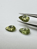 Turmalin fasetowany zielony gruszka 5 x 3 mm