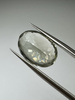 Zielony ametyst prasiolit fasetowany owal 17 x 12 mm