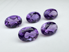 Ametyst owal fasetowany 7x5 mm