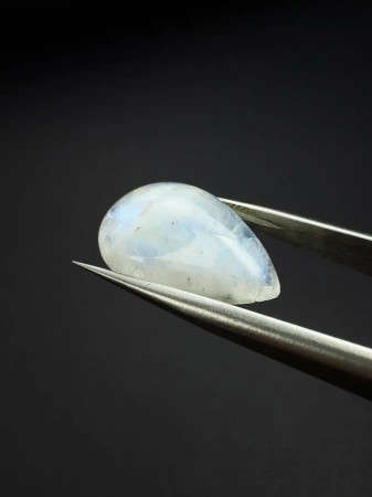 Moonstone rainbow kamień księżycowy kaboszon łezka 22,1x14,8 mm