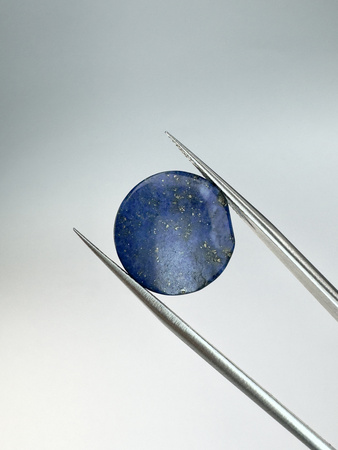 Lapis Lazuli kaboszon okrągły fi 15,2 mm