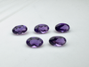 Ametyst owal fasetowany 5x3 mm