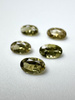 Turmalin fasetowany zielony owal 5 x 3 mm