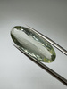 Zielony ametyst prasiolit fasetowany owal 29 x 12 mm