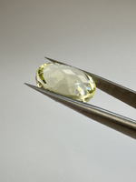 Lemon kwarc naturalny fasetowany owal 18x15 mm