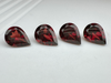 Granat rodolit gruszka fasetowany 8x6 mm