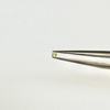 Żółty szafir naturalny okrągły fasetowany fi 1,5 mm