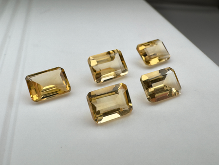 Cytryn oktagon fasetowany 7x5 mm