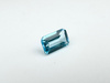 Topaz niebieski oktagon fasetowany 5x3 mm