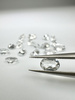 Topaz biały naturalny fasetowany owal 6x4 mm