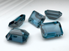 Topaz london blue oktagon fasetowany 8x6 mm