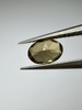 Turmalin fasetowany oliwkowy owal 6x4 mm