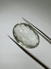 Zielony ametyst prasiolit fasetowany owal 19 x 13 mm