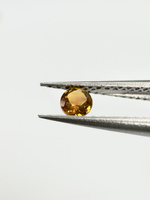 Cytryn naturalny fasetowany okrągły fi 2,5 mm