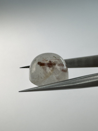 Kwarc z rutylem kaboszon owal 16,4x13,7 mm