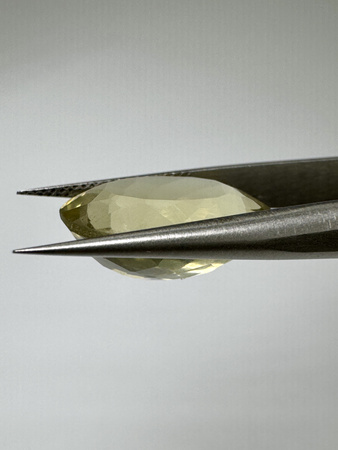 Lemon kwarc naturalny fasetowany owal 16 x 12 mm