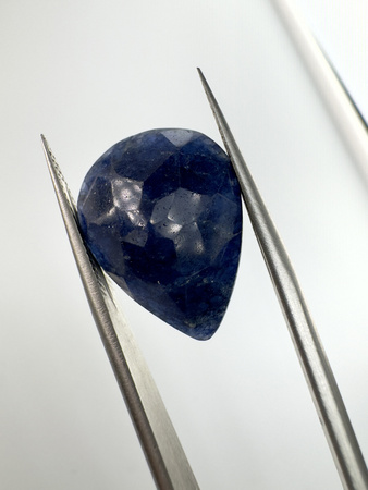 Szafir niebieski naturalny fasetowany łezka 17,9x13,7 mm