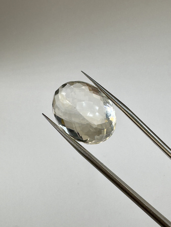 Cytryn naturalny fasetowany owal 21x16 mm