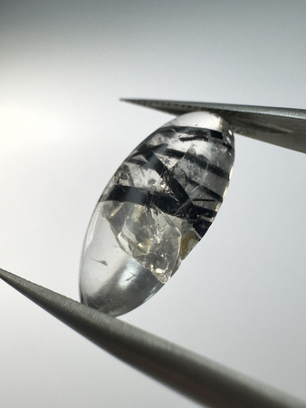 Kwarc z rutylem markiza kaboszon 19,8x9,2 mm