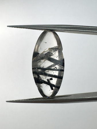 Kwarc z rutylem markiza kaboszon 19,8x9,2 mm