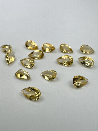 Cytryn gruszka fasetowany 5x3 mm