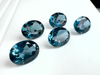 Topaz london blue owal fasetowany 8x6 mm