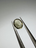 Turmalin fasetowany zielony owal 5 x 4 mm