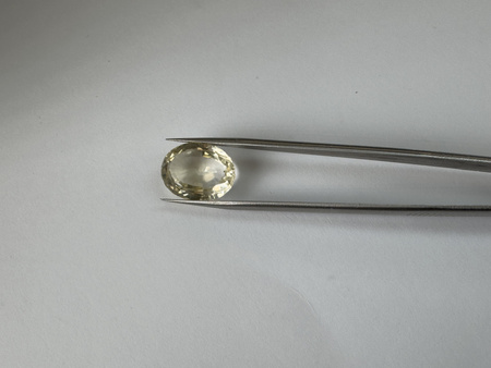 Cytryn naturalny fasetowany owal 14x16 mm