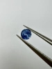 Szafir niebieski naturalny fasetowany okrągły fi 3,47 mm