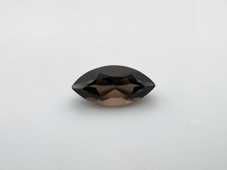 Kwarc dymny markiza fasetowany 7x3.5 mm
