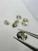 Turmalin fasetowany zielony owal 4x3 mm