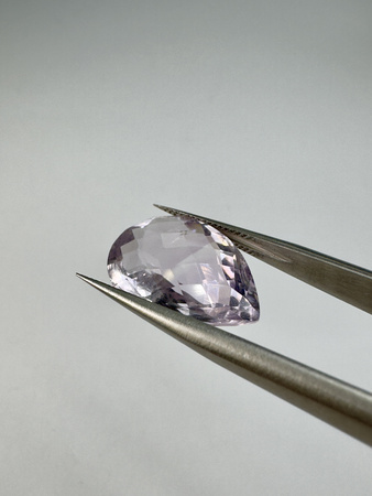 Ametyst naturalny fasetowany gruszka 19x13 mm