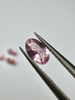Turmalin fasetowany różowy owal 5 x 3 mm