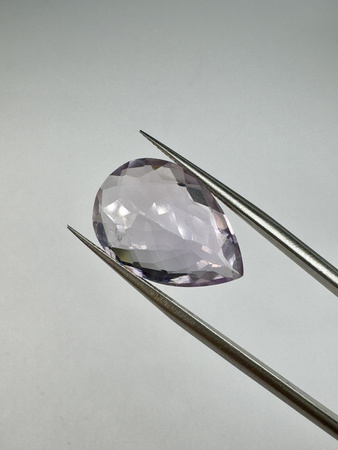 Ametyst naturalny fasetowany gruszka 19x13 mm