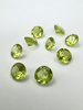 Perydot oliwin okrągły fasetowany  fi 5 mm