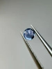 Szafir niebieski naturalny fasetowany okrągły fi 3,53 mm