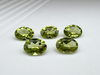 Perydot oliwin owal fasetowany 7x5 mm