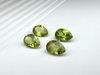 Perydot oliwin gruszka fasetowany 8x6 mm