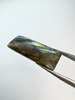 Labradoryt naturalny fasetowany prostokąt 35x13 mm