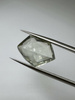 Zielony ametyst prasiolit fasetowany nieregularny 19 x 14 mm