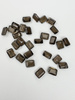 Kwarc dymny naturalny fasetowany oktagon 8x6 mm