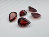 Granat rodolit gruszka fasetowany 7x5 mm
