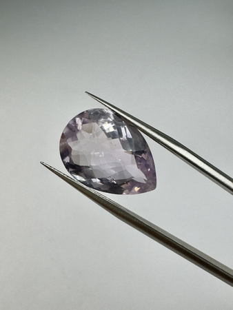 Ametyst naturalny fasetowany gruszka 19x13 mm