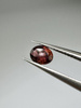 Turmalin fasetowany czerwony owal 5 x 4 mm